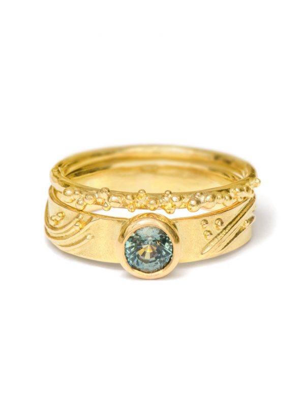 Granulation Ring – Yellow Gold