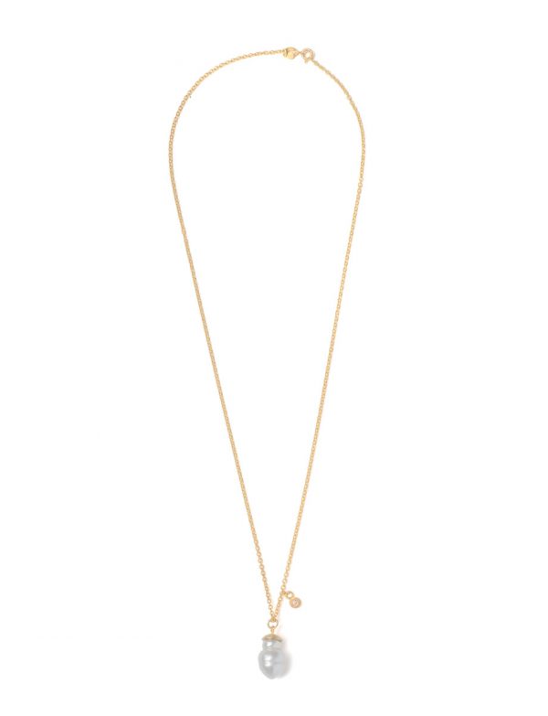 North Star Pearl Pendant Necklace