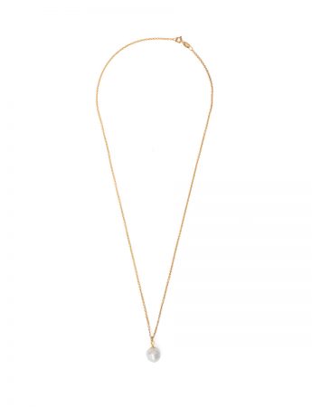 Pearl Charm Pendant Necklace