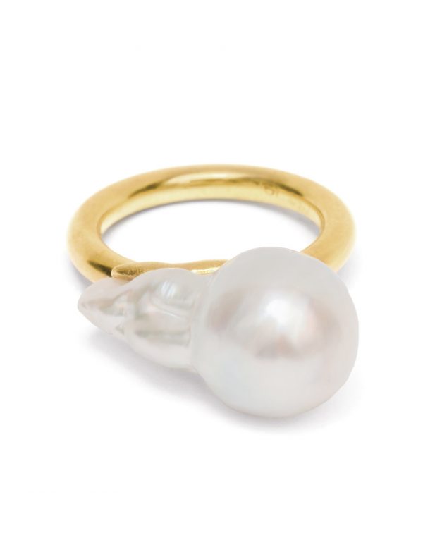 Baroque Pearl Ring #1