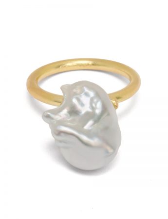 Baroque Pearl Ring #3