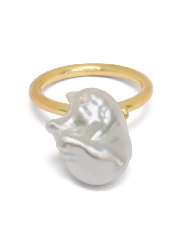 Baroque Pearl Ring #3