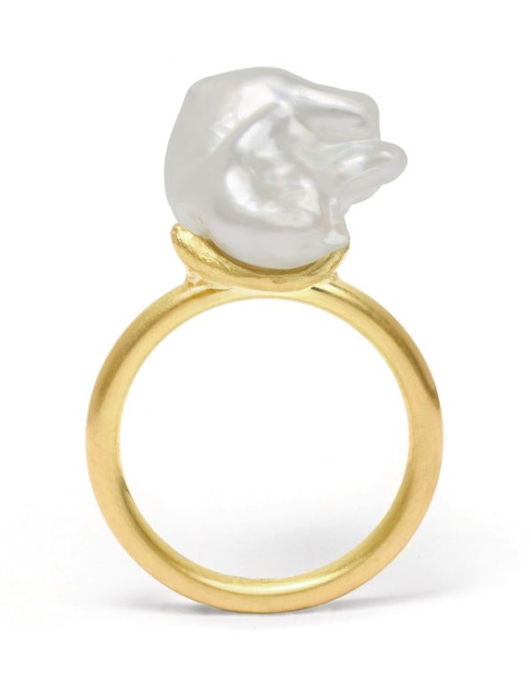 Baroque Pearl Ring #3