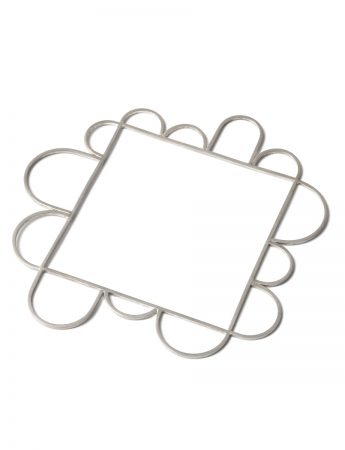 Silver Wire Square Bangle – Thirteen Arches