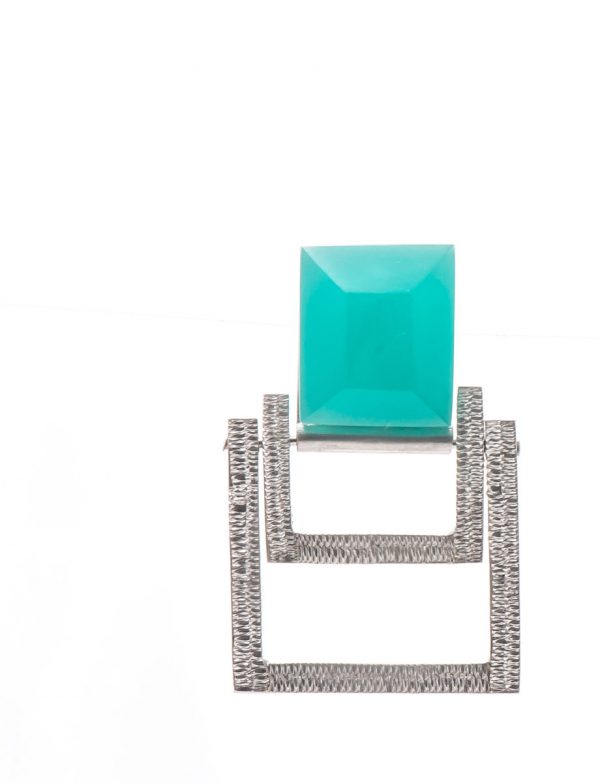 Square Earrings – Turquoise