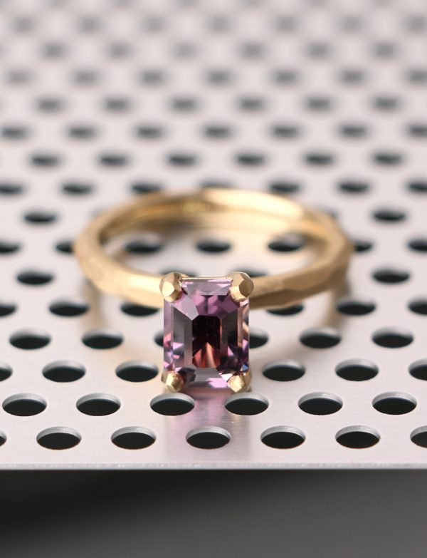 Plum Sapphire Ring