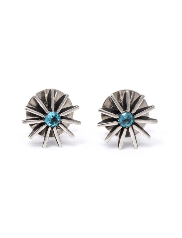 Large Radiant Star Earrings – Topaz