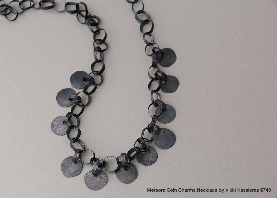 Coin Charm necklace by Vikki Kassioras