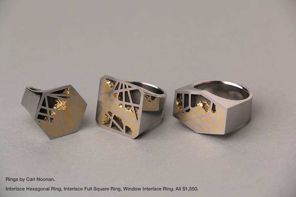 Group of Interlace rings by Carl Noonan