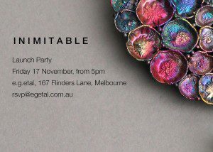 INIMITABLE launch invitation
