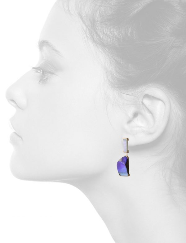 Ultraviolet Earrings – Agate & Opal