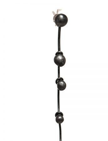 Long Gouttes Earrings – Black