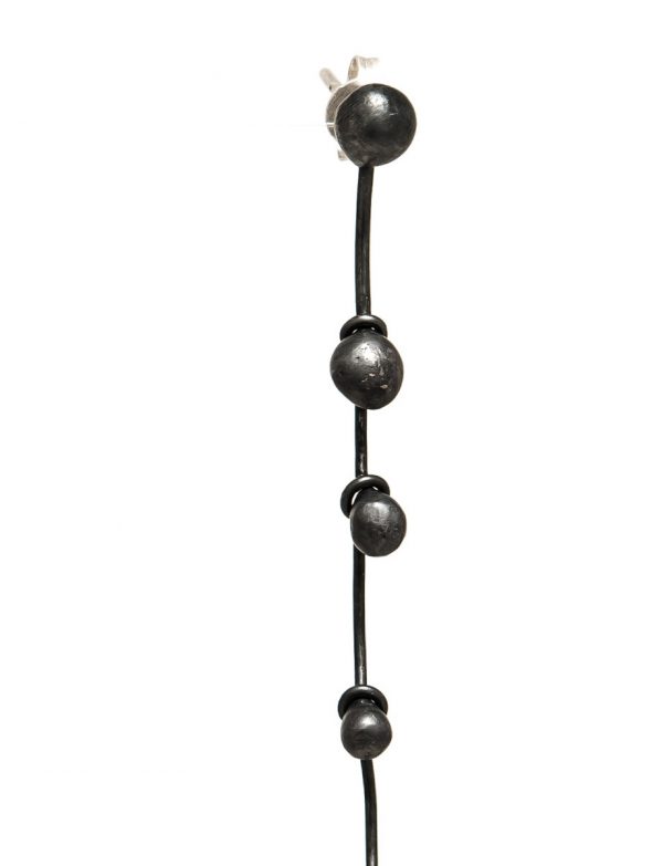Long Gouttes Earrings – Black