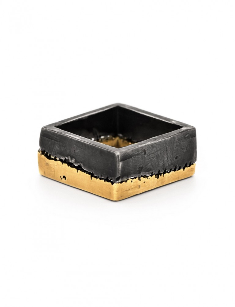 Microlith 11 Ring – Black & Gold