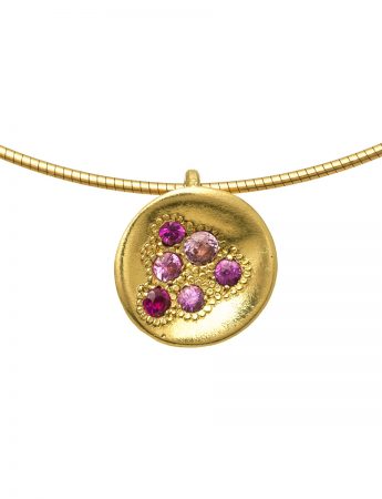 Posy Necklace – Pink Sapphire