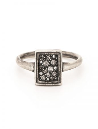 Tych Seventeen Ring – Silver & Diamond
