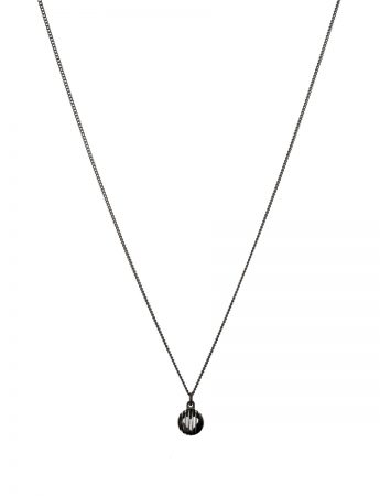 Black Secret Orb Pendant Necklace – Heart