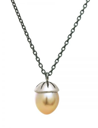 Mermaid Bauble Golden Pearl Necklace
