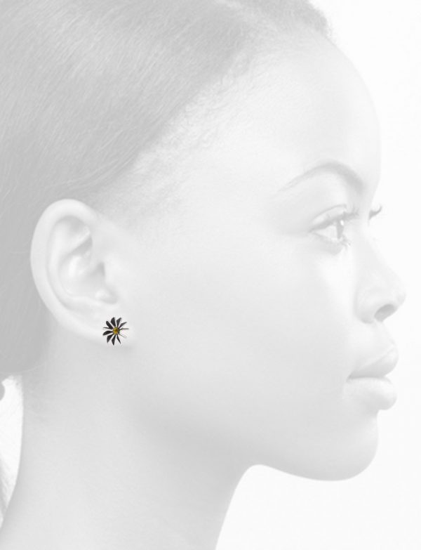 Large Radiant Star Earrings – Yellow Sapphire