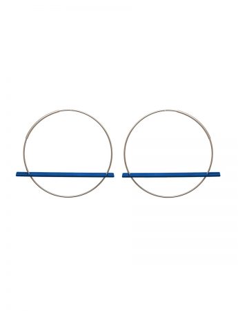Blade Earrings – Blue
