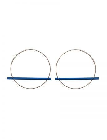 Blade Earrings – Blue