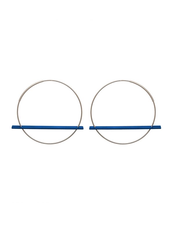 Blade Earrings – Blue