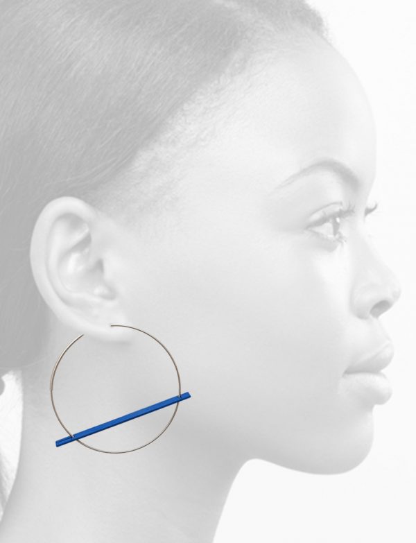 Blade Earrings – Blue