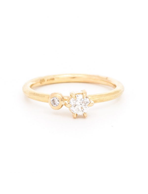Lotus Two Diamond Ring