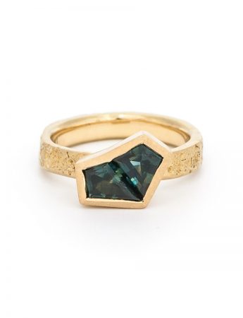 Textura Duo Kite Sapphire Ring