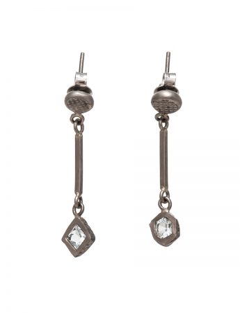 Textura Hex & Square Topaz Earrings