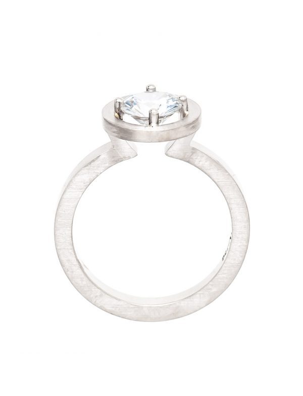 Drift Ring – Platinum & Diamond