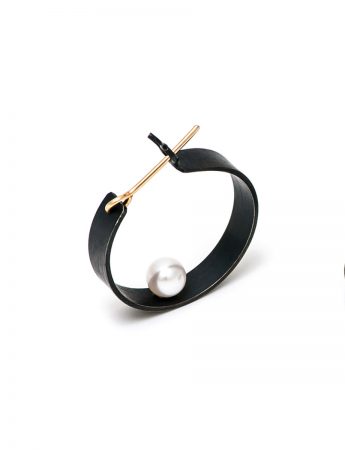 Shikaku Pearl Hoop Earrings