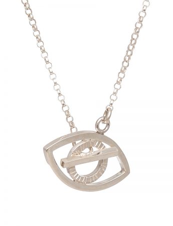 Eye Necklace – Silver