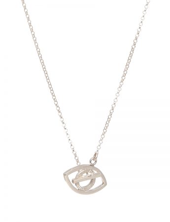 Eye Necklace – Silver