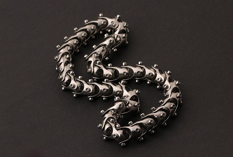 Knobbly Chain Uni-Joint Necklace by Sean O'Connell