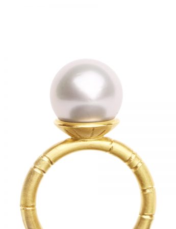 White Broome Pearl Ring