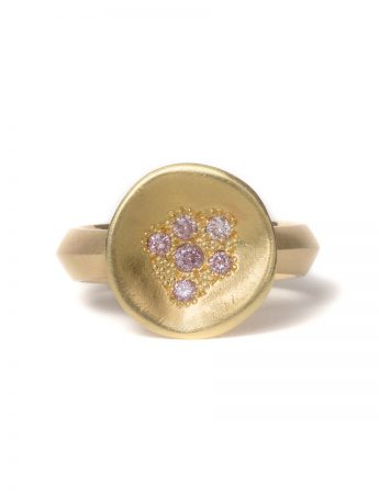 Posy Ring – Pink Diamonds