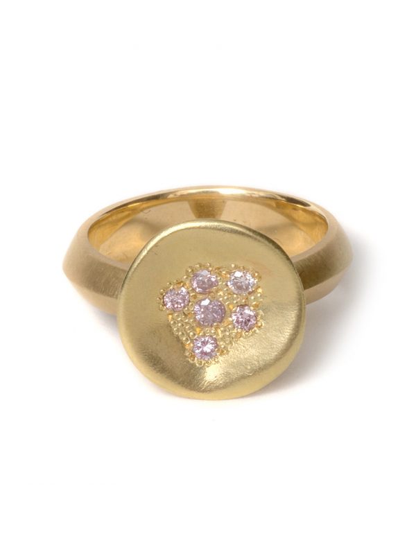 Posy Ring – Pink Diamonds