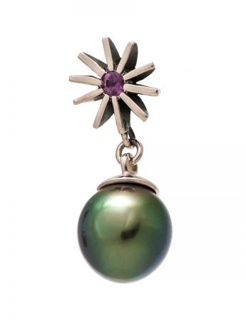 Radiant Star Sapphire Earrings – Tahitian Pearl