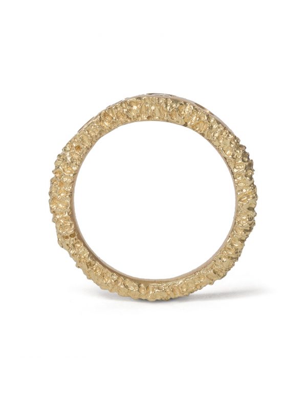 Sliced Diamond Ring