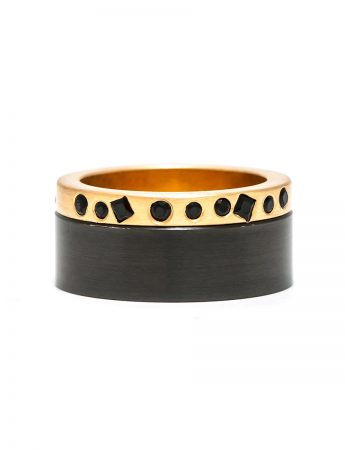 Beekeeper Ring – Black Diamonds