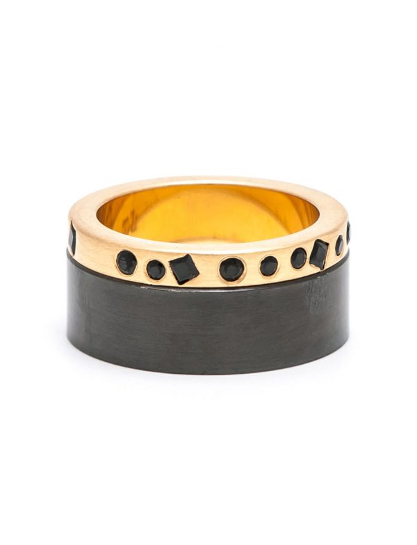 Beekeeper Ring – Black Diamonds