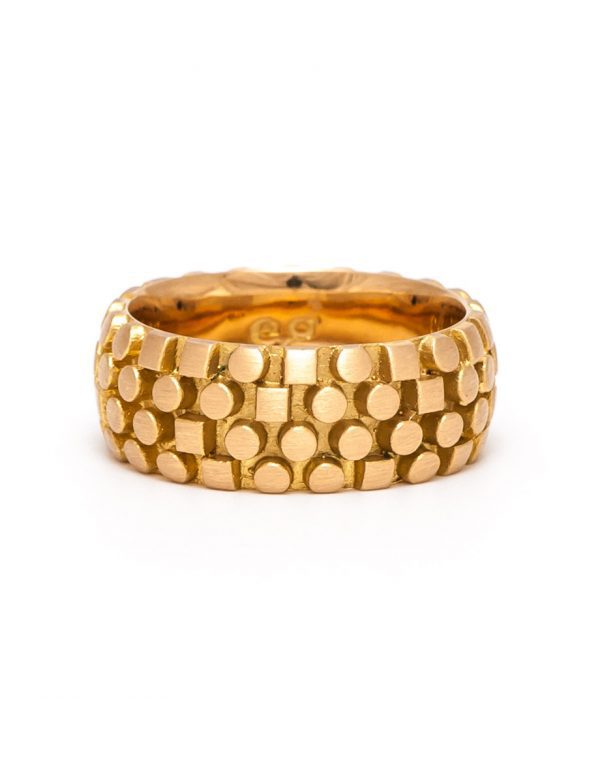 Code Writer Ring – Yellow Gold