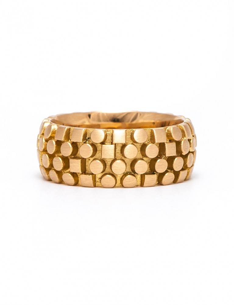 Code Writer Ring – Yellow Gold