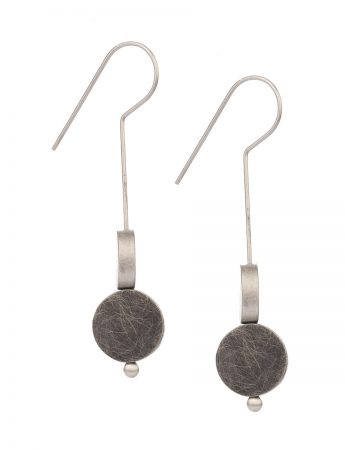 Duality Earrings – Black & Silver