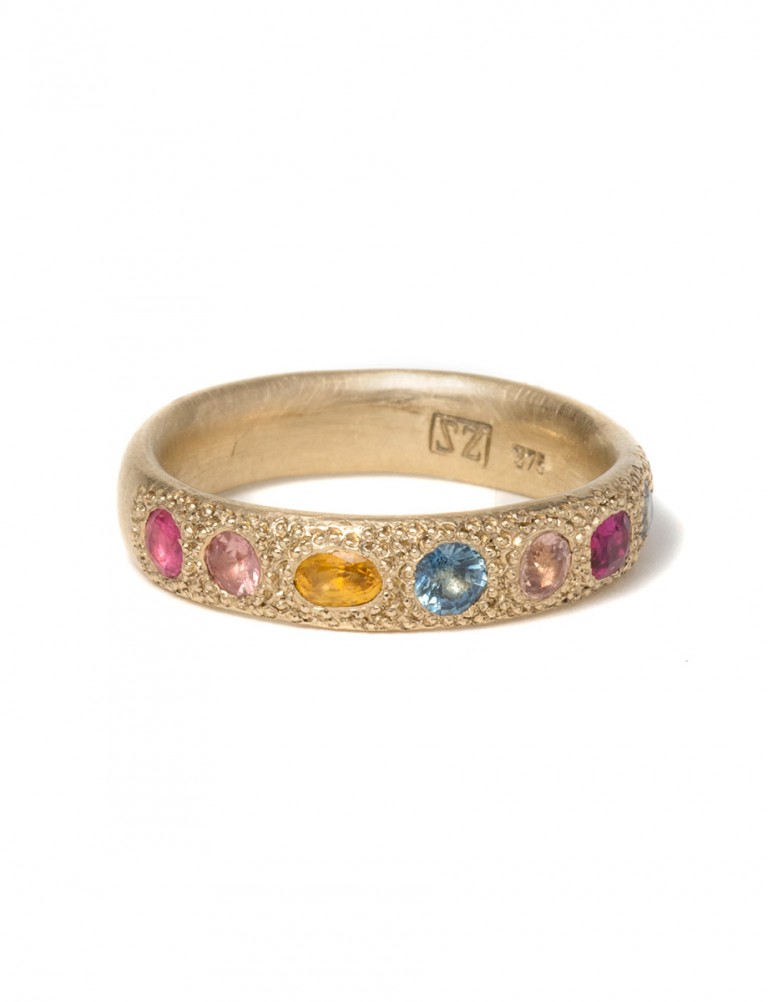 Multicolour Eternal Love Ring – Gold