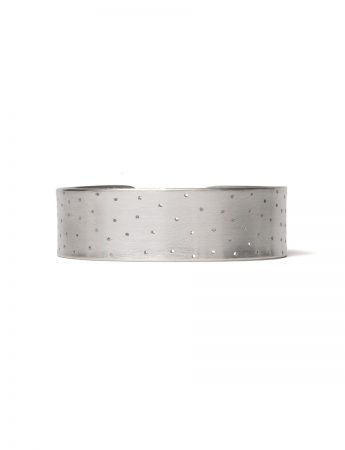 Perforated Cuff – Silver