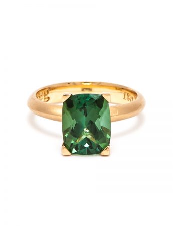 Poet’s Ring – Green Tourmaline