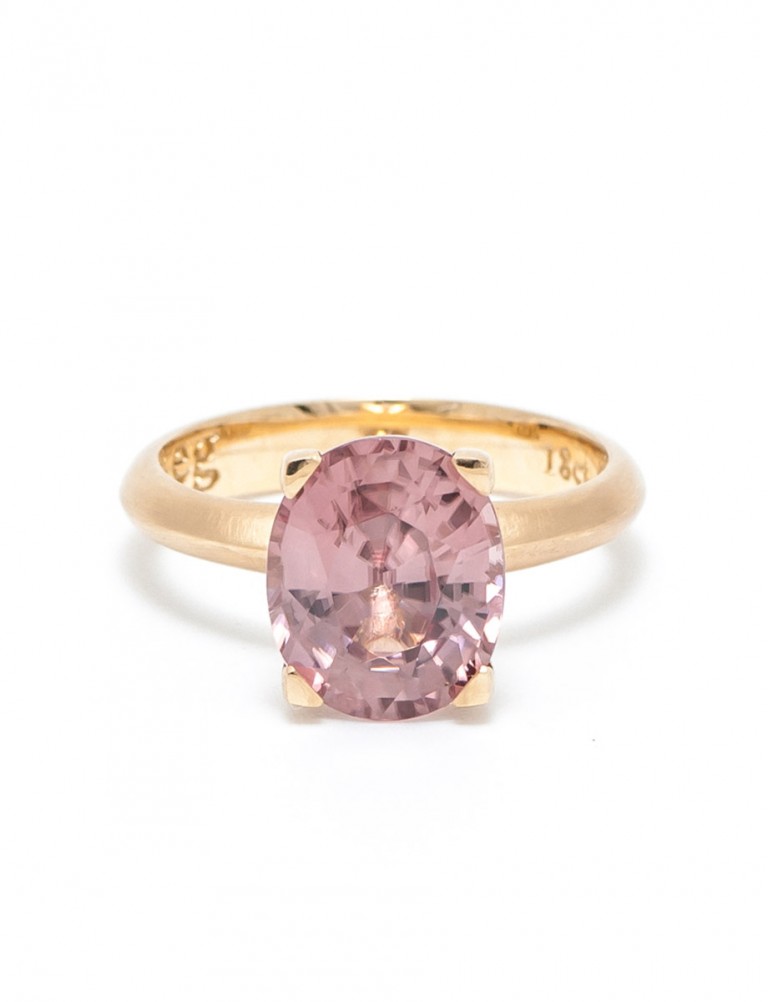 Poet’s Ring – Pink Zircon