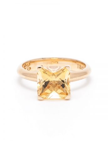 Poet’s Ring – Yellow Zircon